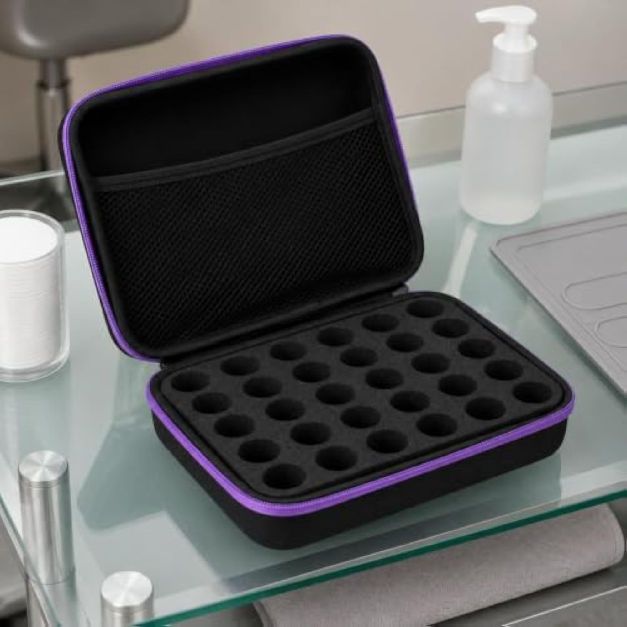 30 Bottle Oil Bag, Large Capacity Organizer